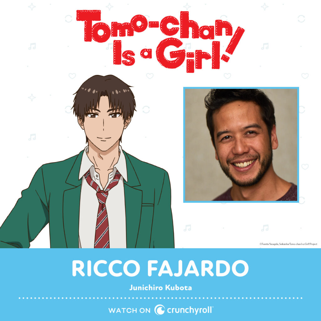 Tomo-chan is a Girl! Ricco Fajardo as Junichiro. Photo Credit: ©Fumita Yanagida, Seikaisha/Tomo-chan Is a Girl! Project / Provided by Crunchyroll