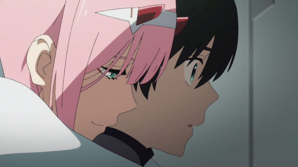 Zero Two and Hiro. Photo Credit: ©DARLING in the FRANXX Committee