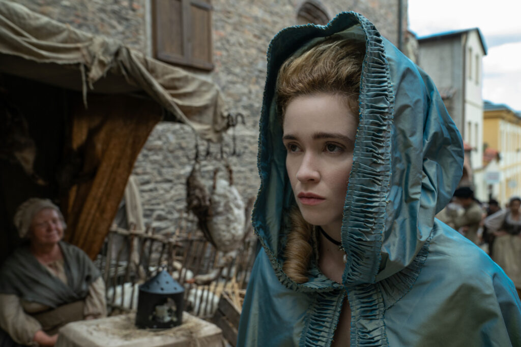 Dangerous Liaisons_Episode 103_Even God Does Not Forgive_Left to Right: Alice Englert ("Camille") - Photo Credit: STARZ