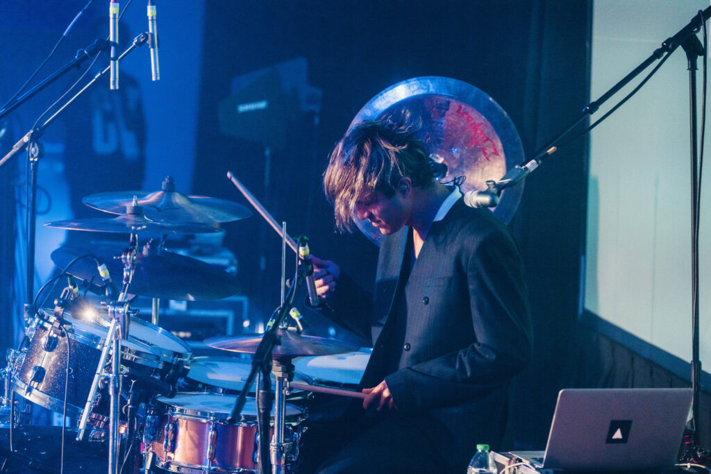[Alexandros] Drummer Ib Riad performs at Anime NYC. Photo Credit: Dower Photography