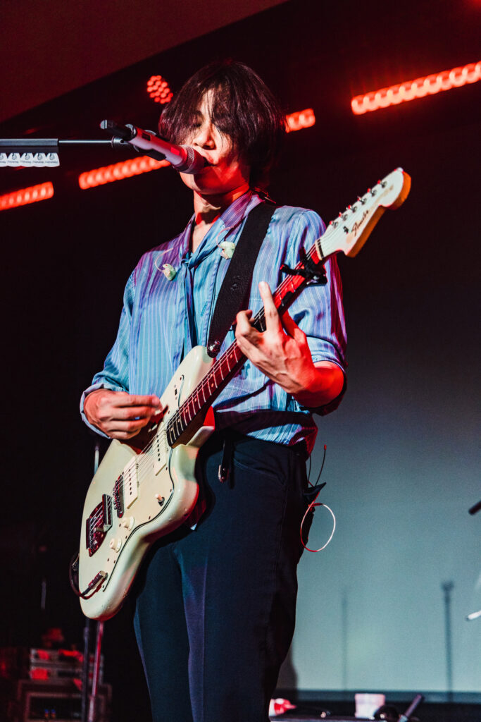 [Alexandros] singer / guitarist Yoohei Kawakami performs at Anime NYC. Photo Credit: Dower Photography