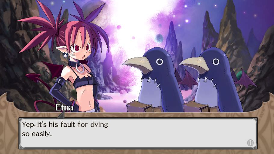 Etna and Prinnies in Disgaea 1 Complete. Art Credit: Nippon Ichi Software (NIS) / NIS America