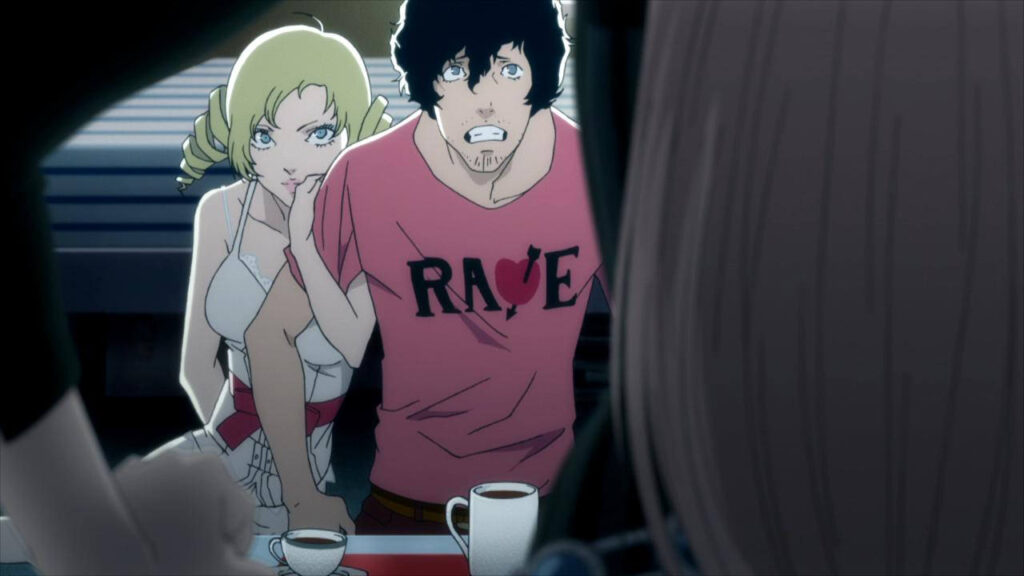 Michelle Ruff voices Katherine McBride alongside Vincent Brooks (Troy Baker) and Catherine (Laura Bailey) in 'Catherine' and 'Catherine: Full Body' English dubs. Photo Credit: © ATLUS. © SEGA. All rights reserved. 