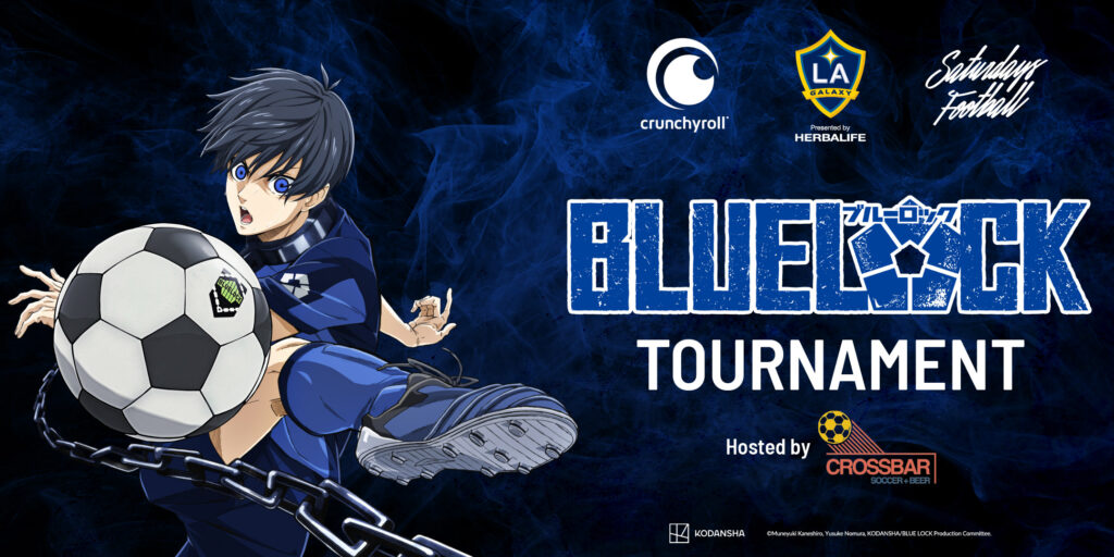 BLUELOCK Tournament in Dallas, Texas area. Art Credit: ©Muneyuki Kaneshiro, Yusuke Nomura, KODANSHA-BLUE LOCK Production Committee.