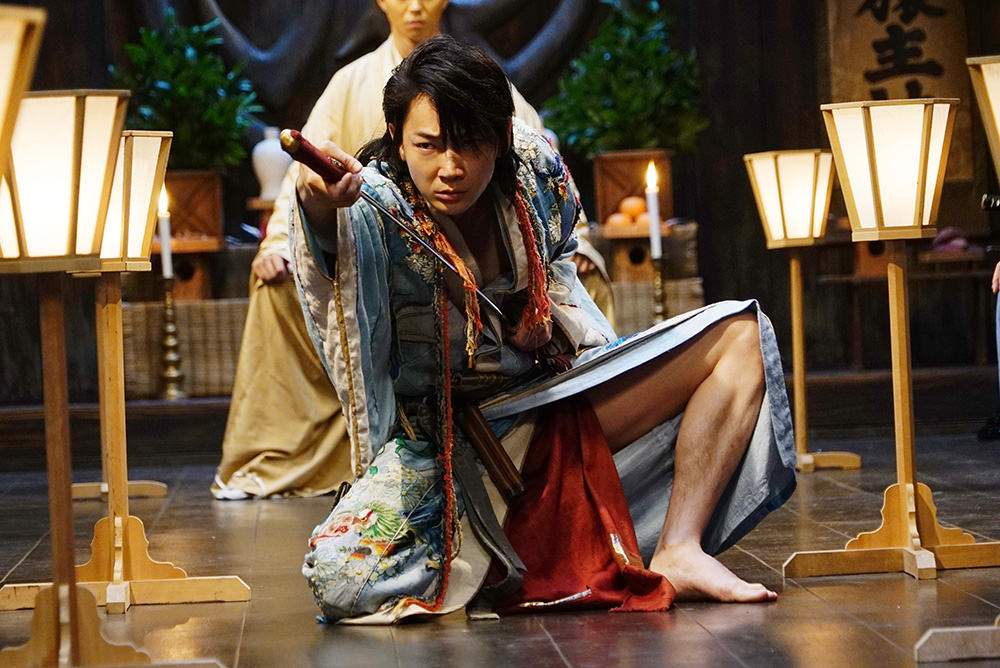 Punk Samurai Blu-ray Review. Pictured: Gô Ayano as Junoshin Kake. Photo provided by UK based movie distributor Third Window Films.