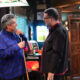 LOPEZ VS LOPEZ -- "Lopez vs The Godfather" Episode 119 -- Pictured: (l-r) George Lopez as George, Erik Griffin as Don -- (Photo by: Nicole Weingart/NBC)