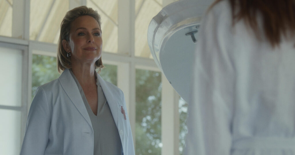 Clock -- Melora Hardin as Dr. Elizabeth Simmons shown. Photo provided courtesy of Hulu.