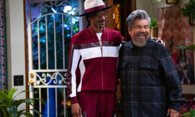 LOPEZ VS LOPEZ -- "Lopez vs Last Call" Episode 122 -- Pictured: (l-r) Snoop Dogg as Calvin, George Lopez as George -- (Photo by: Nicole Weingart/NBC)