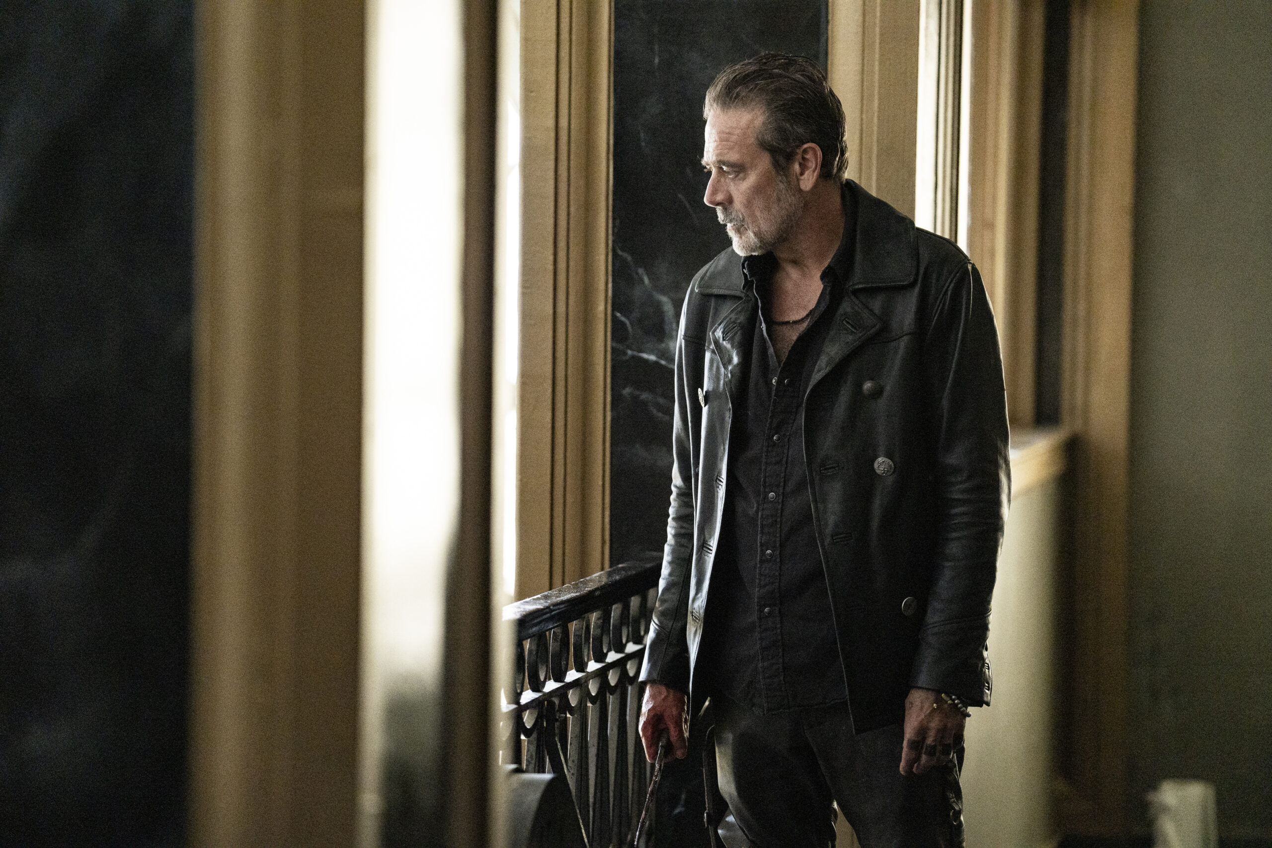 Jeffrey Dean Morgan as Negan - The Walking Dead: Dead City _ Season 1 - Photo Credit: Peter Kramer/AMC