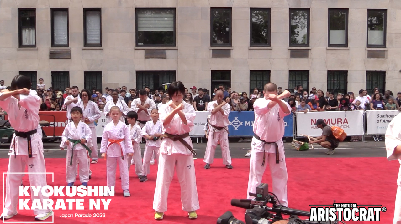 Kyokushin Karate NY show off martial art skills at Japan Parade 2023. Photo Credit: Nir Regev - The Natural Aristocrat®