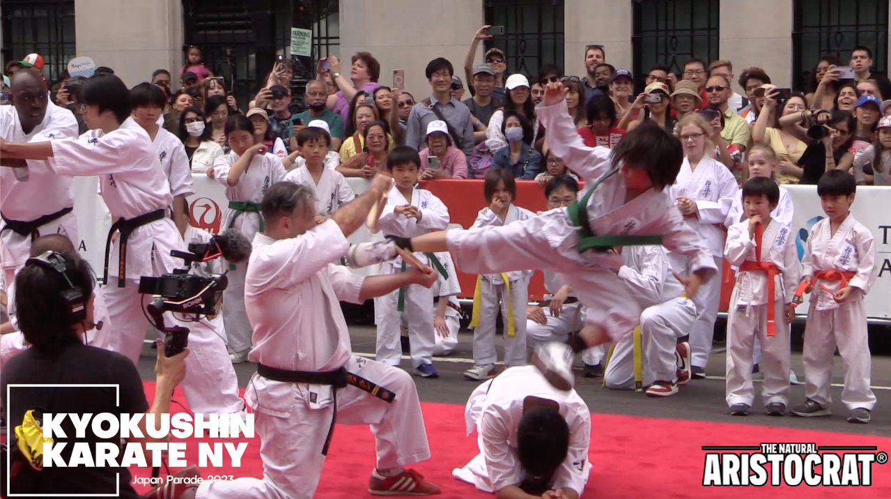 Kyokushin Karate NY show off martial art skills at Japan Parade 2023. Photo Credit: Nir Regev - The Natural Aristocrat®