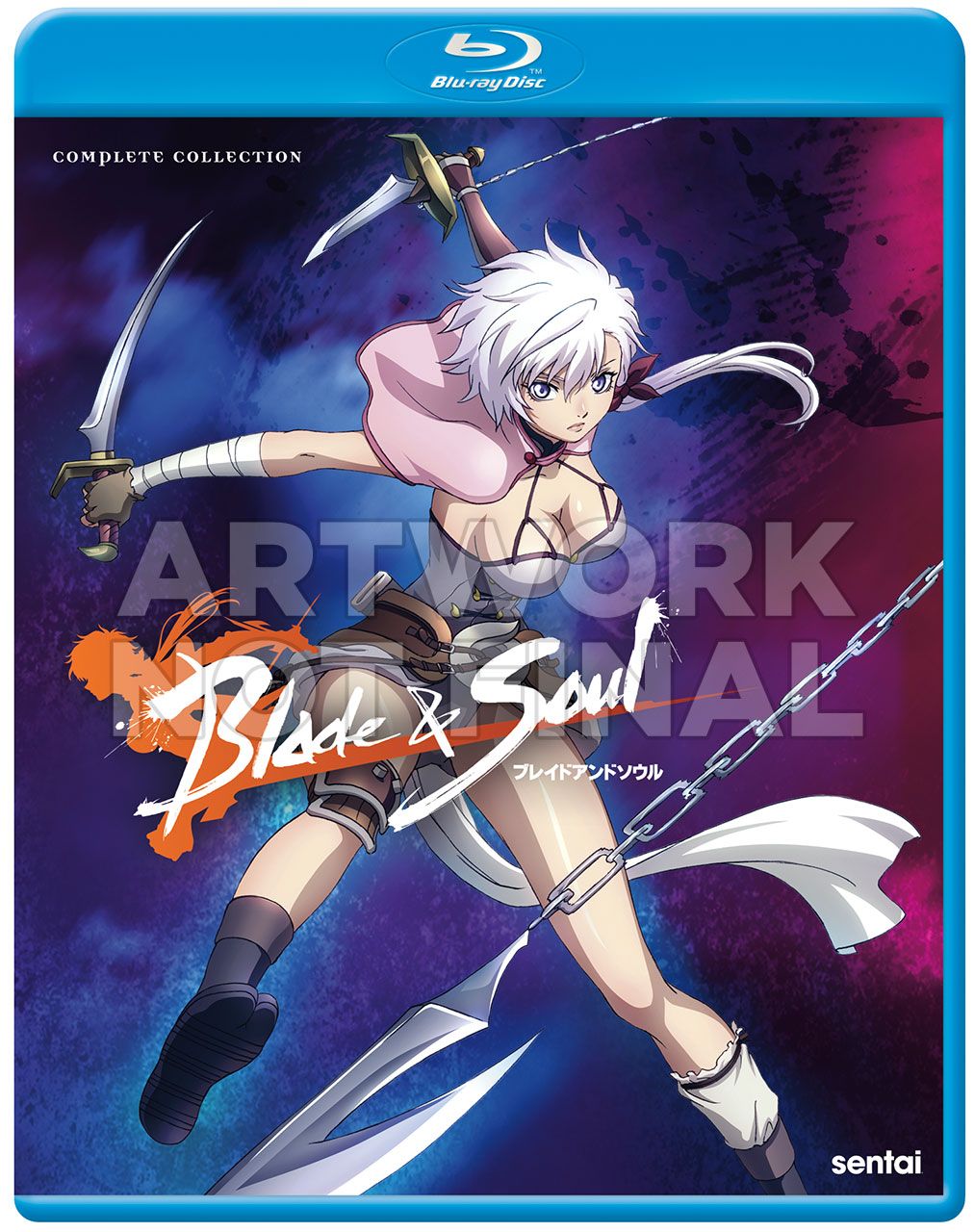 Blade & Soul. Blu-ray cover art provided by Sentai.