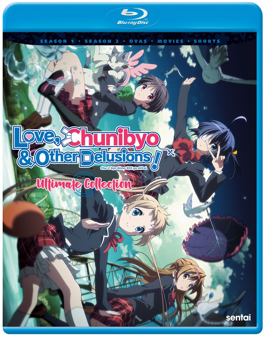 Love, Chunibyo & Other Delusions. Blu-ray cover art provided by Sentai.