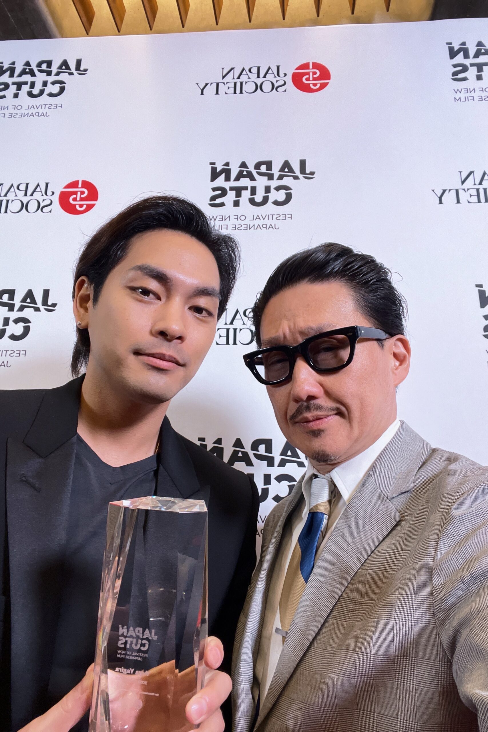 Actor Yuya Yagira and Director KENTARO. Photo Credit: Japan Society