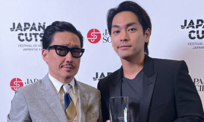 Director KENTARO and actor Yuya Yagira. Photo Credit: Japan Society