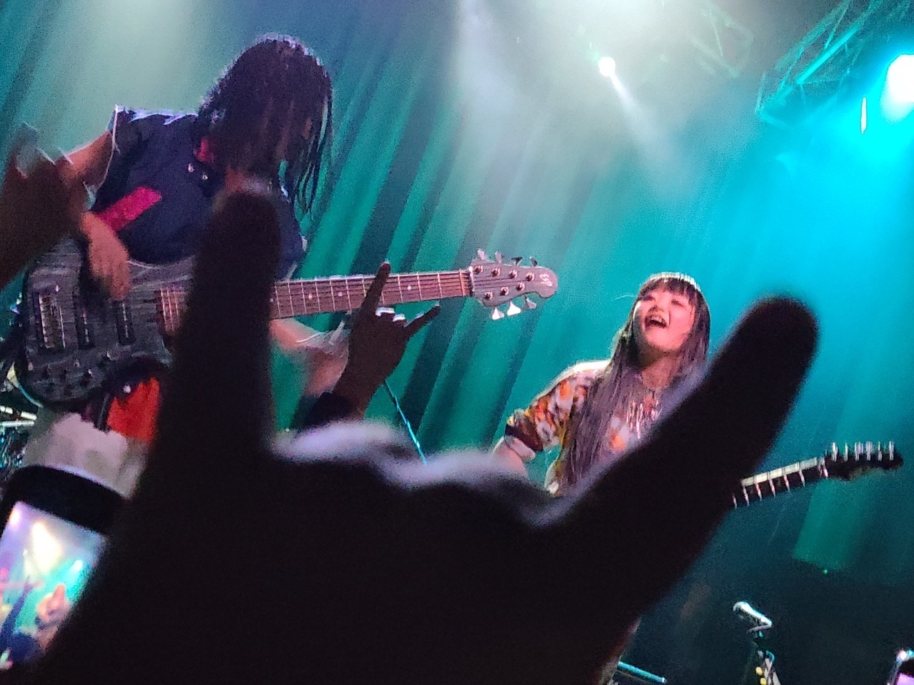 ASTERISM in New York City. Pictured from left to right: MIYU and HAL-CA. Photo provided by Sony Music Entertainment Japan (SMEJ)