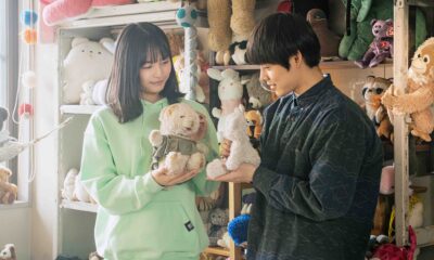 Actress Ren Komai as Mugido Mikako and actor Kanata Hosoda as Nanamori. Photo Credit: © People Who Talk to Plushies Are Kind Film.