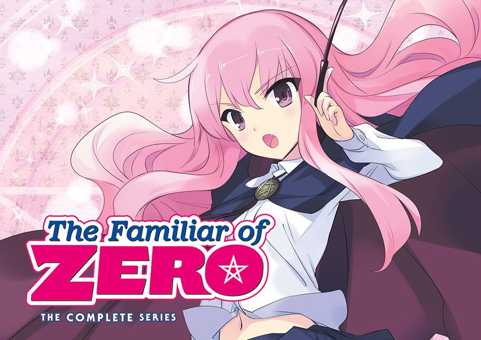 The Familiar of Zero: The Complete Series Blu-ray. Art provided by Sentai Filmworks