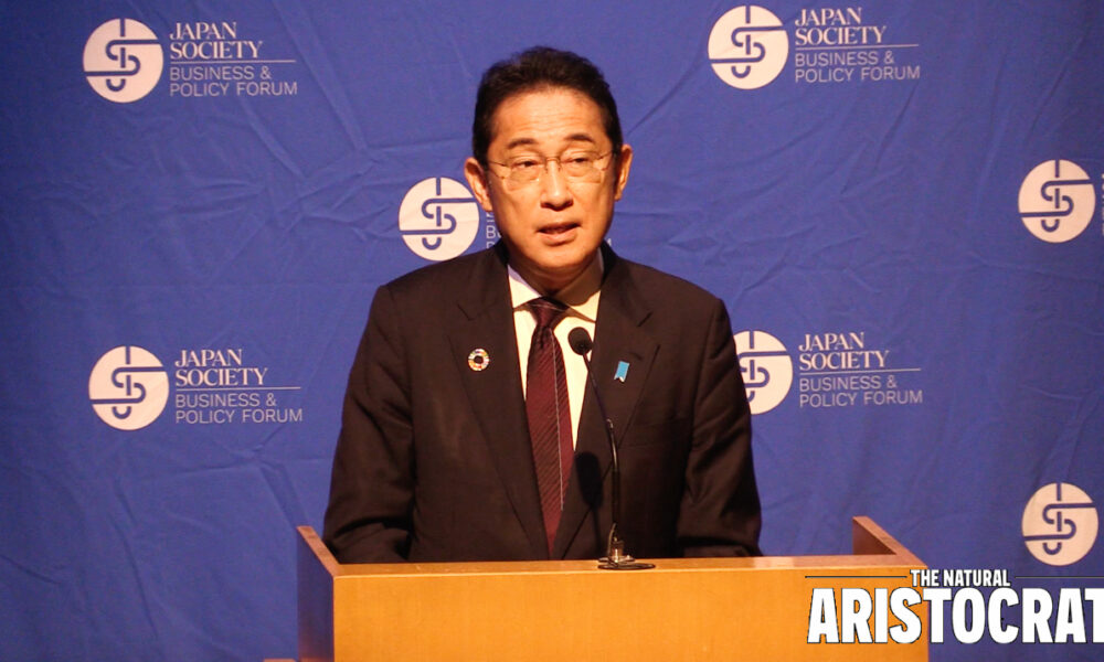 Prime Minister of Japan, Fumio Kishida. Photo Credit: Nir Regev - The Natural Aristocrat®