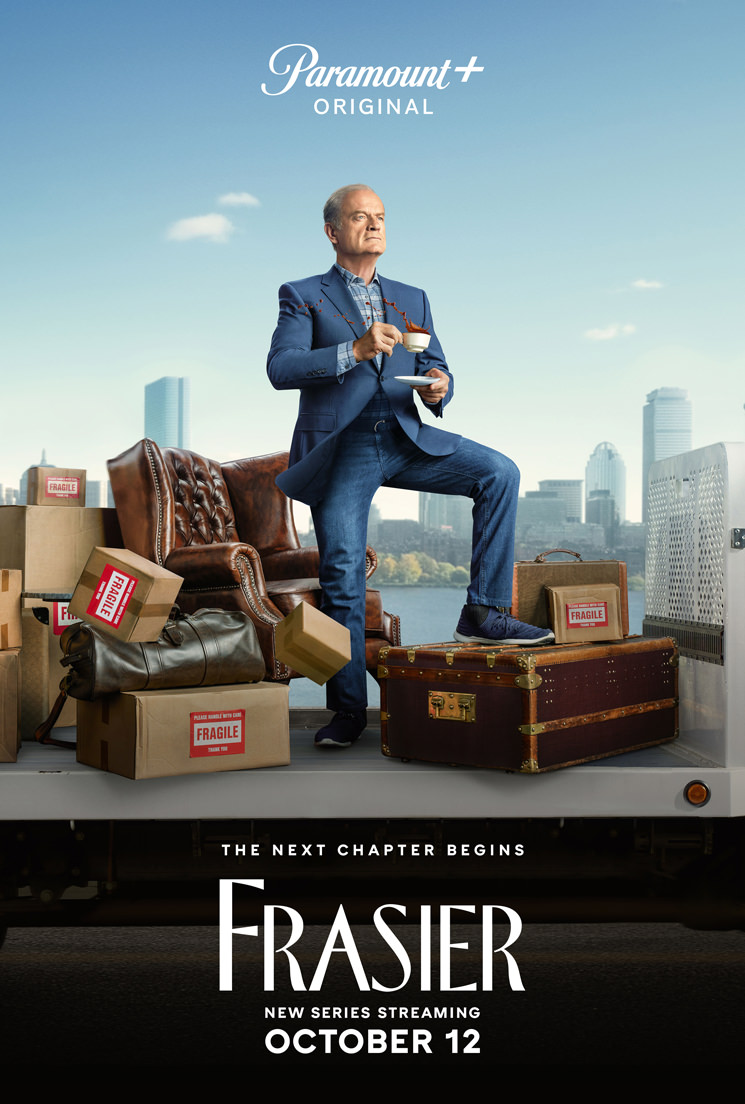 Key art for Frasier, streaming on Paramount+, 2023.   CREDIT: Paramount+     TM & © 2023 CBS Studios Inc. Frasier and related marks and logos are trademarks of CBS Studios Inc. All Rights Reserved.