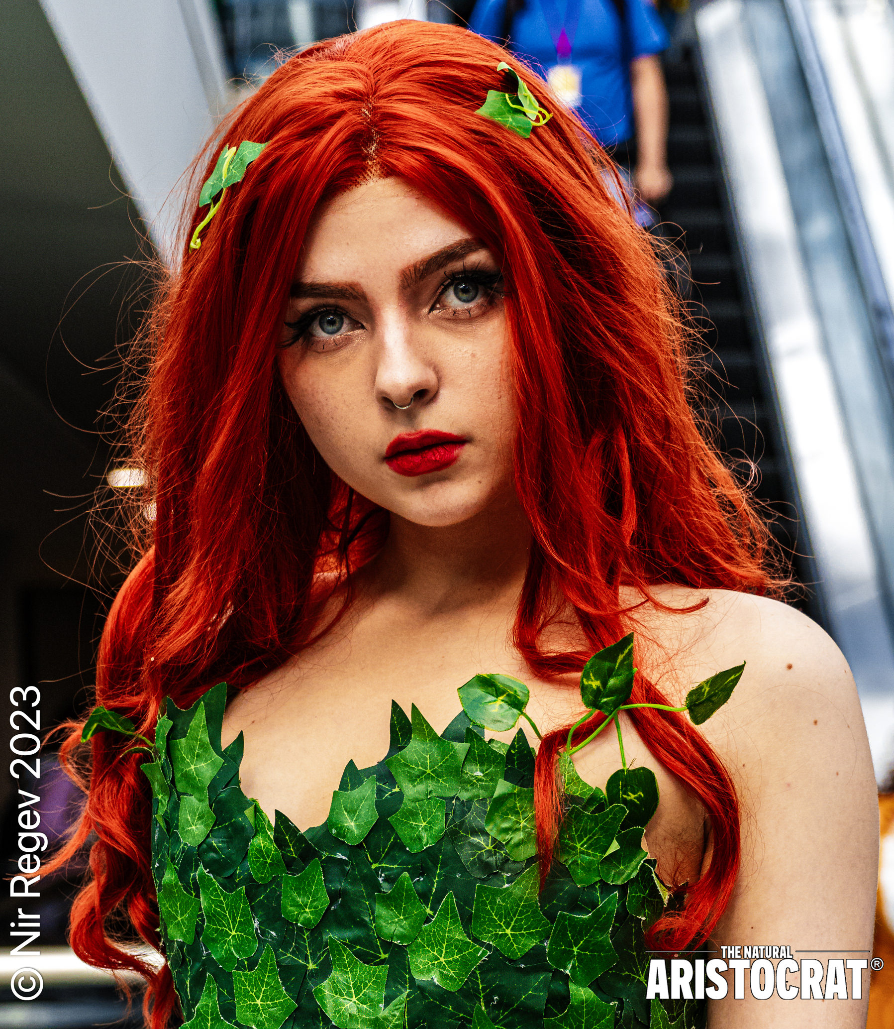 NYCC cosplayer Alice Moru as Poison Ivy at New York Comic Con 2023. Photo Credit: © Nir Regev 2023 - The Natural Aristocrat® [TheNaturalAristocrat.com]