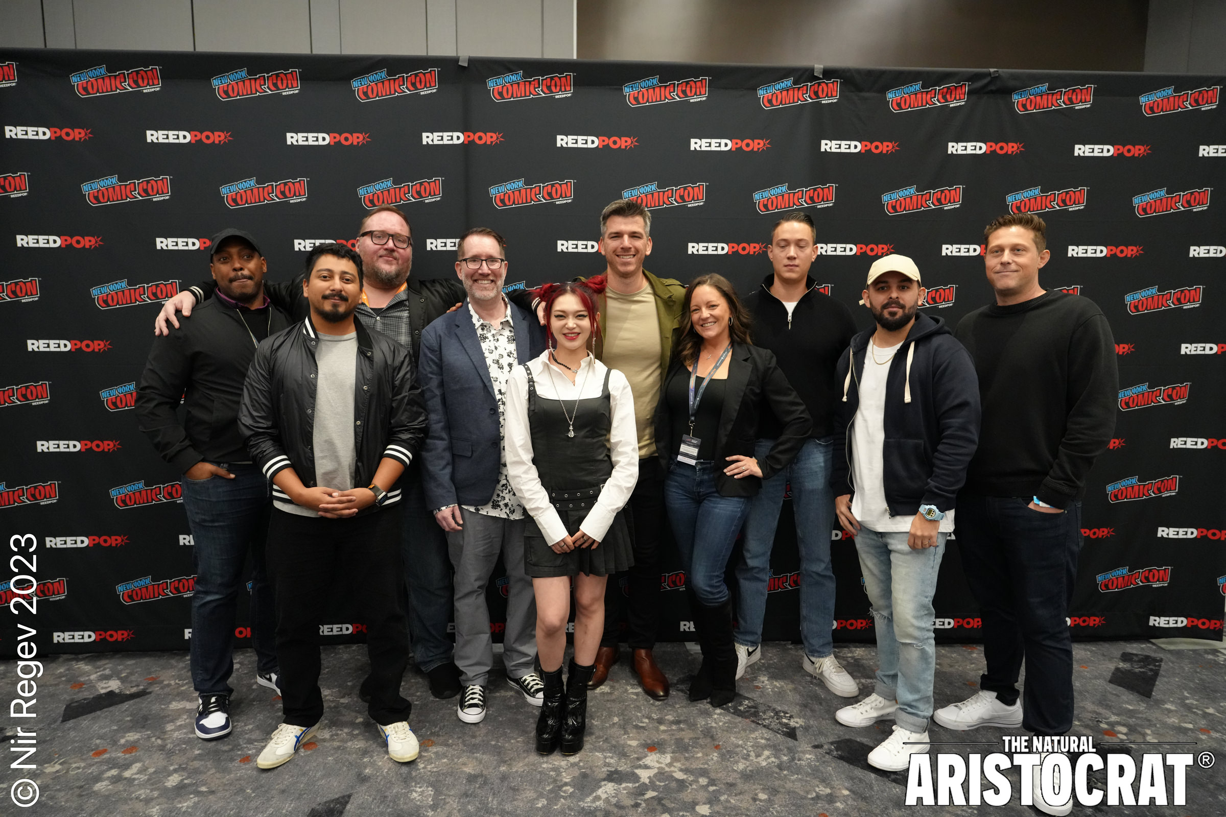 Ghosts of Ruin Crew + Cast at NYCC 2023. Photo Credit: © 2023 Nir Regev - The Natural Aristocrat® 