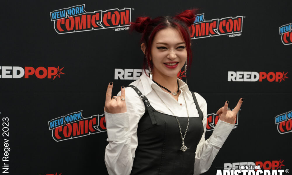 Singer AleXa at New York Comic Con 2023. Photo Credit: © 2023 Nir Regev - The Natural Aristocrat®