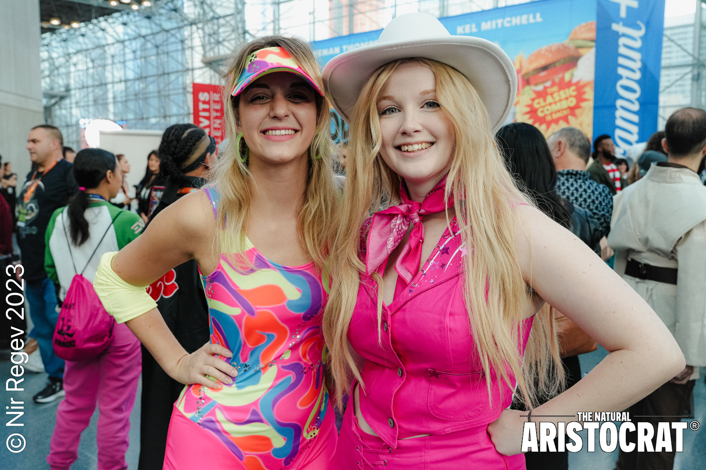 NYCC Barbie cosplayers at New York Comic Con 2023. Photo Credit: © Nir Regev 2023 - The Natural Aristocrat®
