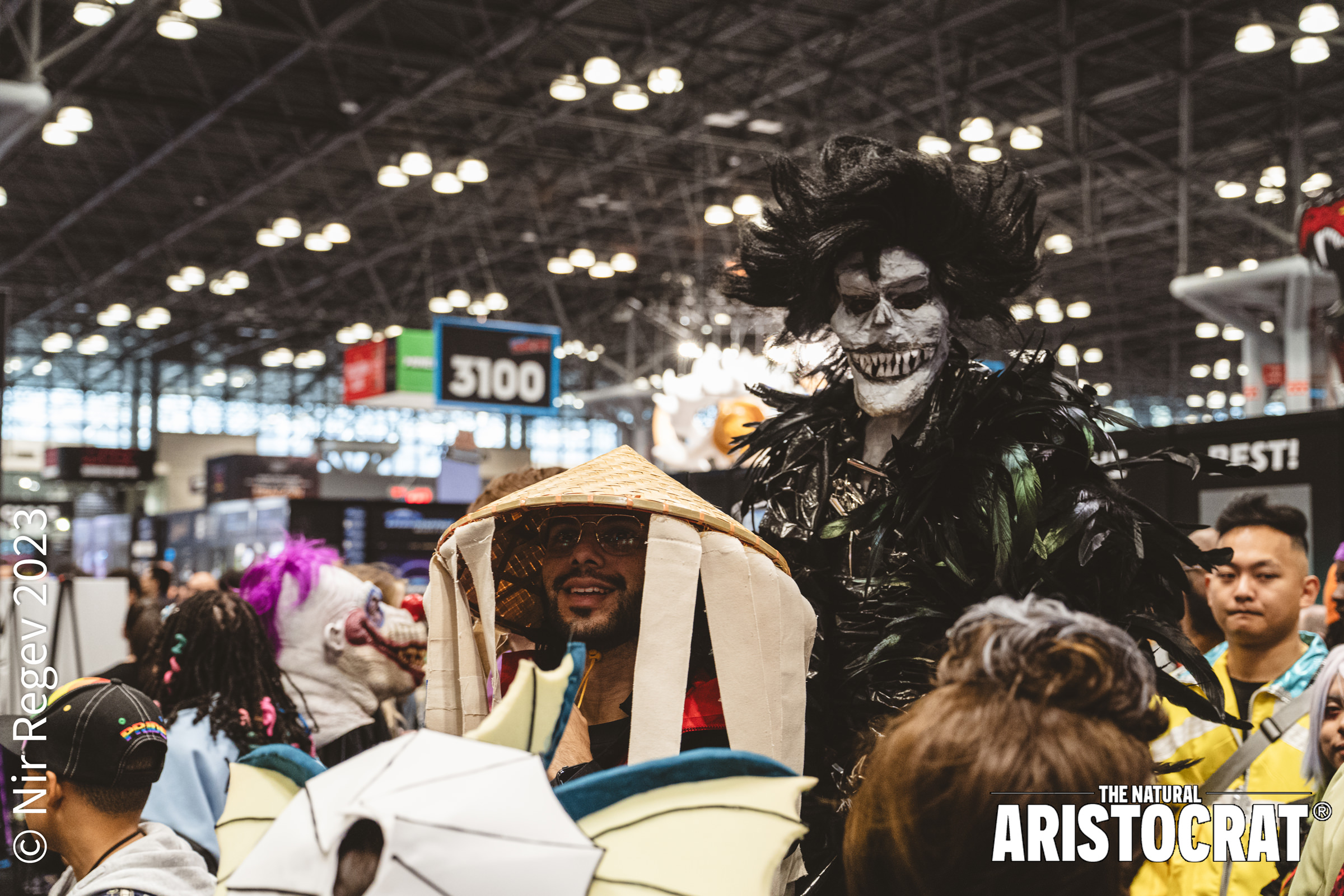 NYCC Death Note cosplayer as Ryuk at New York Comic Con 2023. Photo Credit: © Nir Regev 2023 - The Natural Aristocrat®