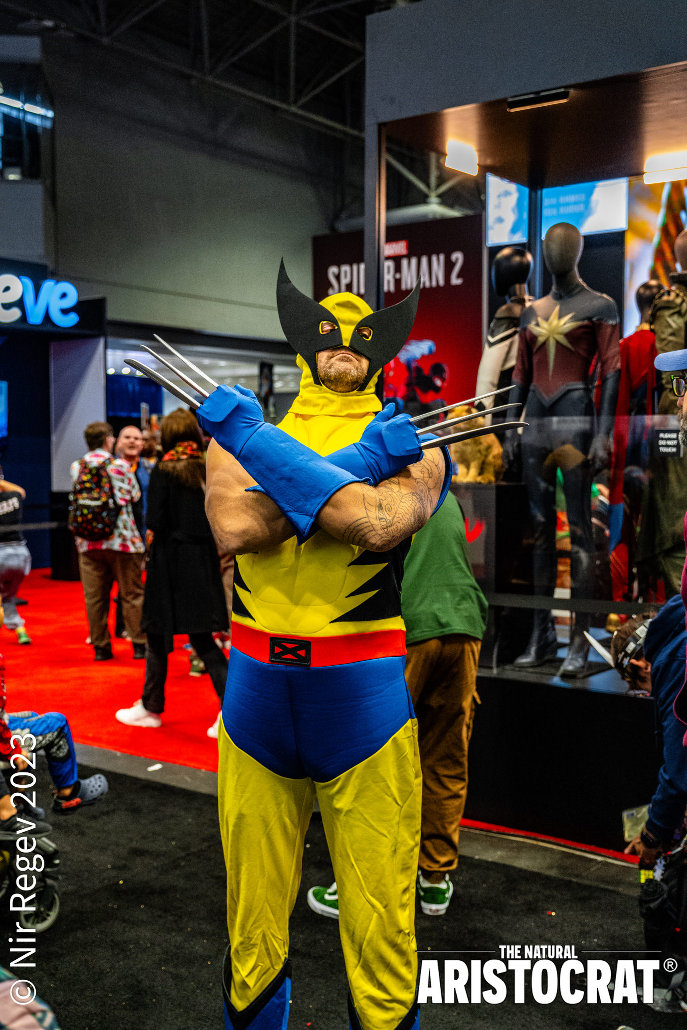 NYCC X-Men Wolverine cosplayer at New York Comic Con 2023. Photo Credit: © Nir Regev 2023 - The Natural Aristocrat®