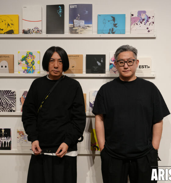 Studio TRIGGER's Shigeto Koyama and CCMS artist Tsuyoshi Kusano. Photo Credit: © 2023 Nir Regev - The Natural Aristocrat®