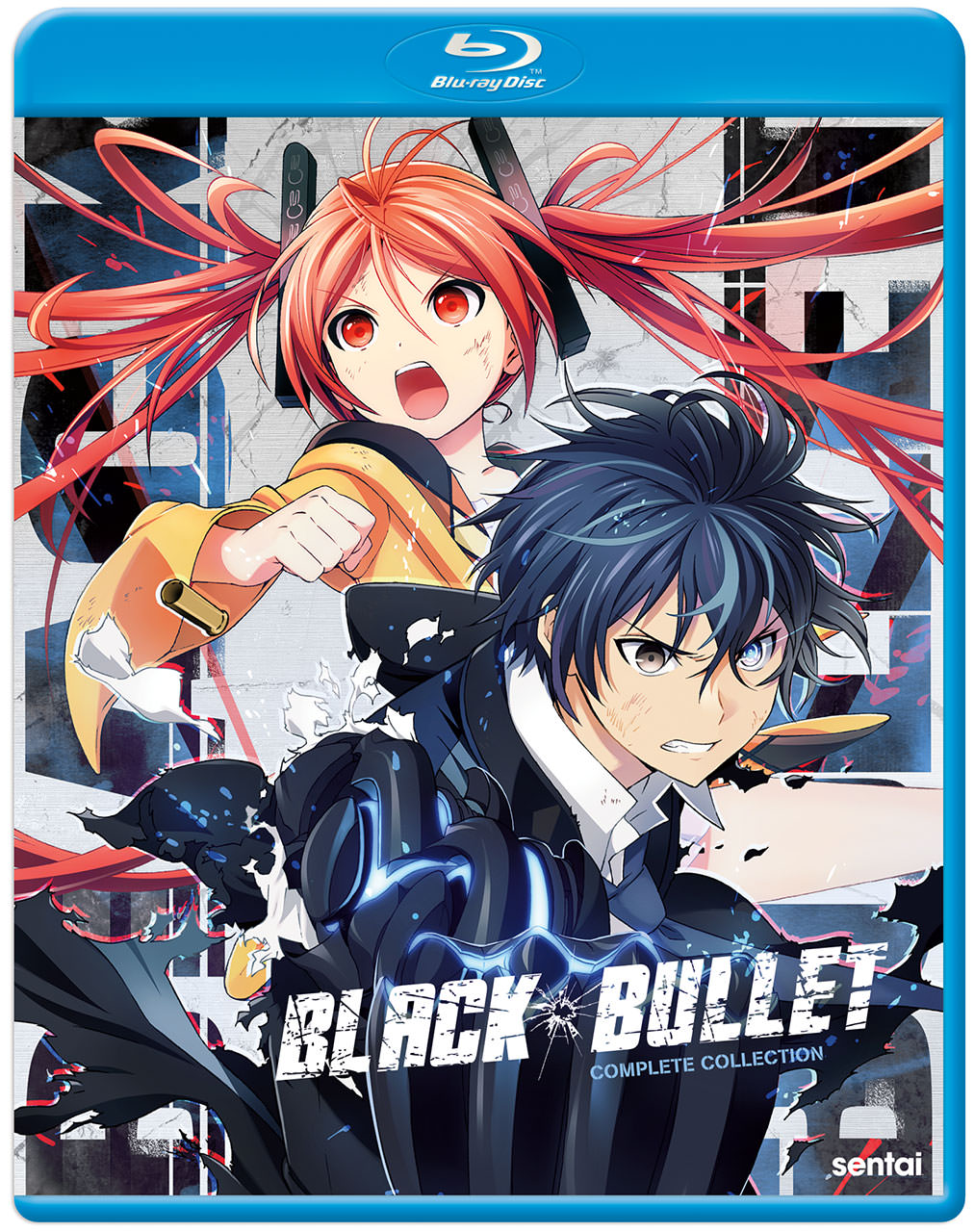 'Black Bullet' Blu-ray Cover Art provided by Sentai Filmworks