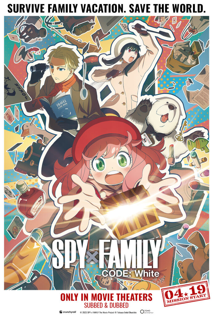 SPY x FAMILY CODE White. Art Credit: © 2023 SPY x FAMILY The Movie Project © Tatsuya Endo / Shueisha