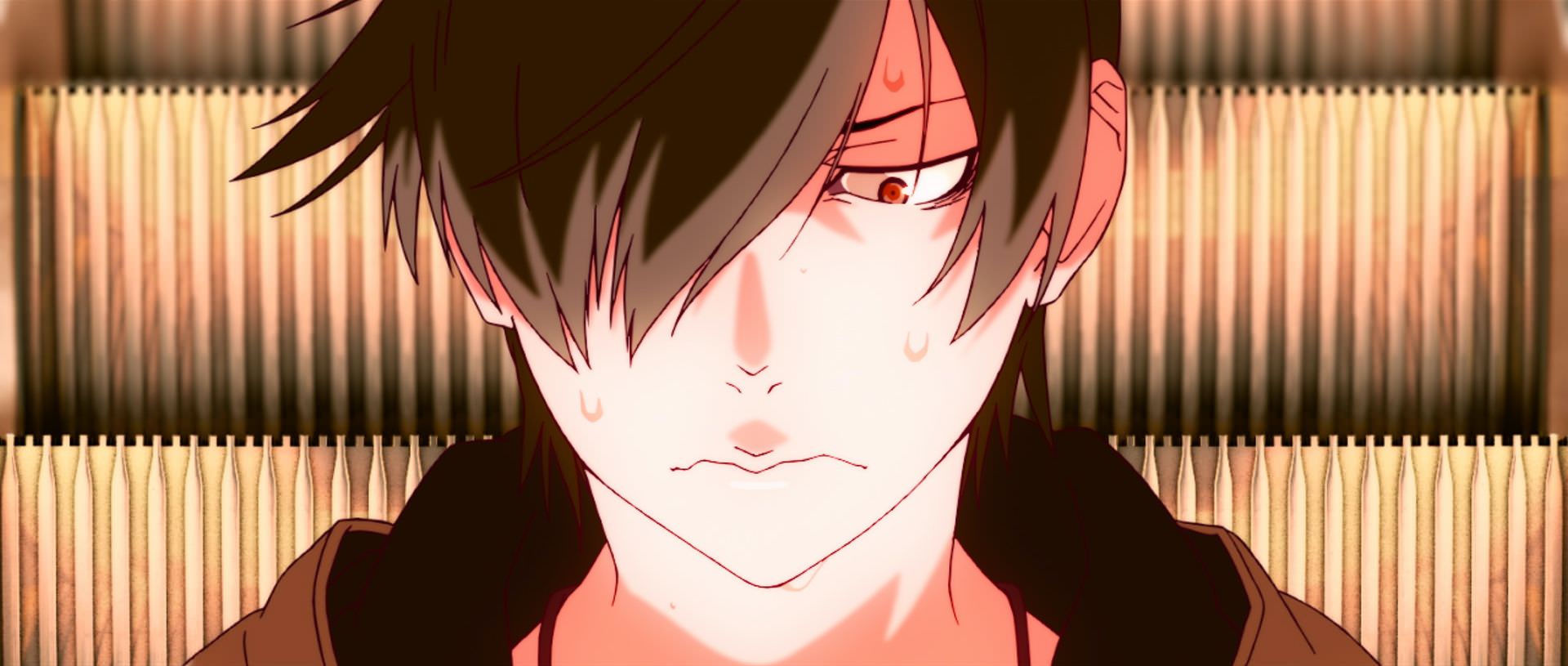 Koyomi Araragi in movie Kizumonogatari: Koyomi Vamp. Art provided by Fantasia Film Festival