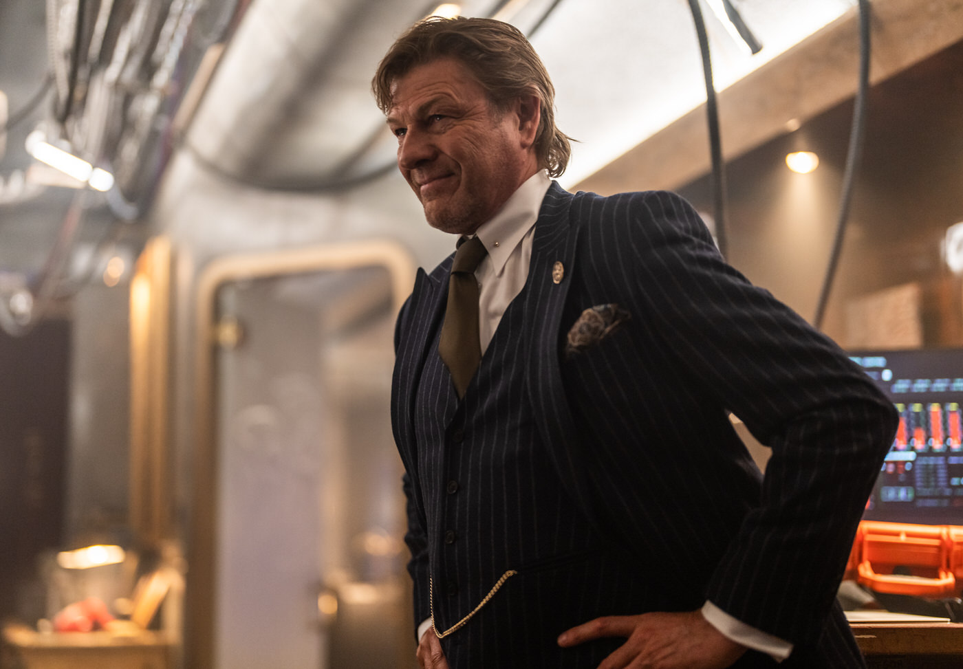 Sean Bean – Snowpiercer (Season 4, Episode 5). Photo credit: David Bukach/AMC