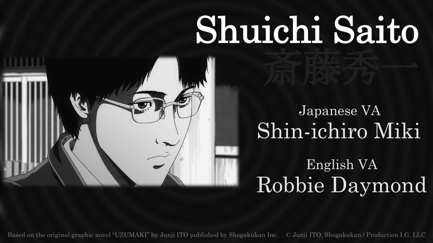 Shuichi Saito Voice Actors in 'Uzumaki'