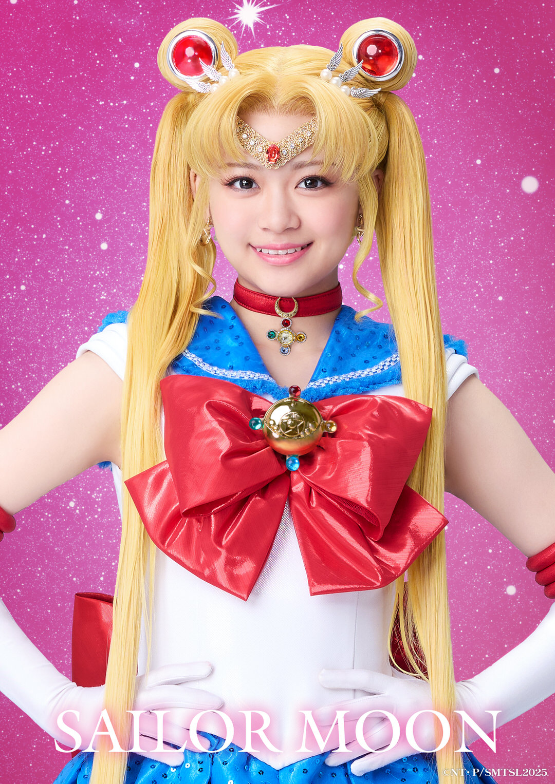 Riko Tanaka as Sailor Moon. Photo Credit: ©Naoko Takeuchi・PNP / “Pretty Guardian Sailor Moon” The Super Live Production Committee 2025