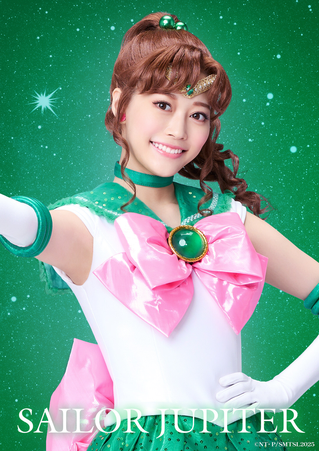 Kisara Matsumura as Sailor Jupiter. Photo Credit: ©Naoko Takeuchi・PNP / “Pretty Guardian Sailor Moon” The Super Live Production Committee 2025