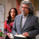 LOPEZ VS LOPEZ -- "Lopez vs Memories" Episode 311 -- Pictured: (l-r) Selenis Leyva as Rosie, George Lopez as George -- (Photo by: Nicole Weingart/NBC)