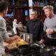 MASTERCHEF: L-R: Contestant Nick with special guest chef Masaharu Morimoto and host/chef Gordon Ramsay in the “King of the Crabs” episode of MASTERCHEF airing Wednesday, July 24 (8:00-9:00 PM ET/PT) on FOX. © FOX MEDIA LLC. CR: Greg Gayne/ FOX.