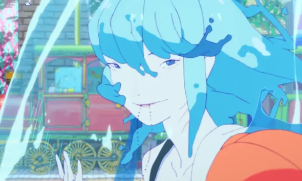 ChaO anime movie scene featuring character ChaO in colorful animated sequence by Studio 4°C.