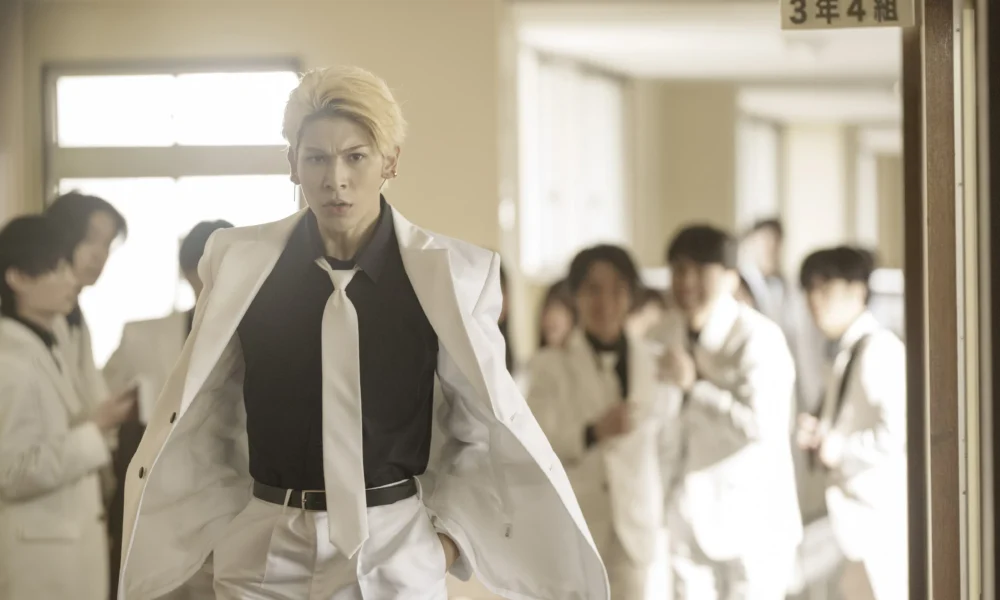 Raul Murakami as Arakuni Ibuki in “Honeko Akabane’s Bodyguards” movie – Image courtesy of Fantasia International Film Festival