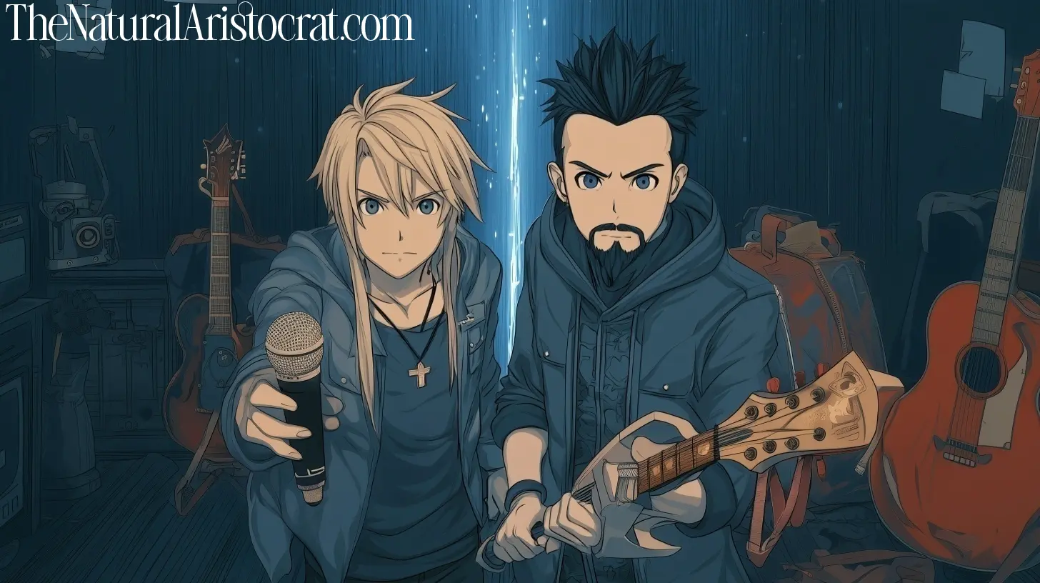 Matt Walst and Adam Gontier of Three Days Grace. Art by Nir Regev - The Natural Aristocrat®