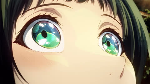 Inako’s eyes close-up